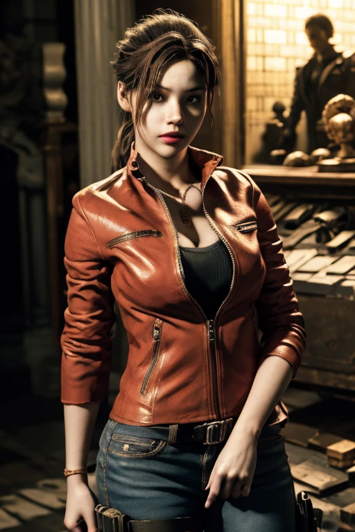 (masterpiece, best quality), 1girl, claire redfield, 