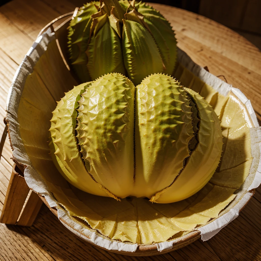 Sweet durian, fragrant, clear picture 8k