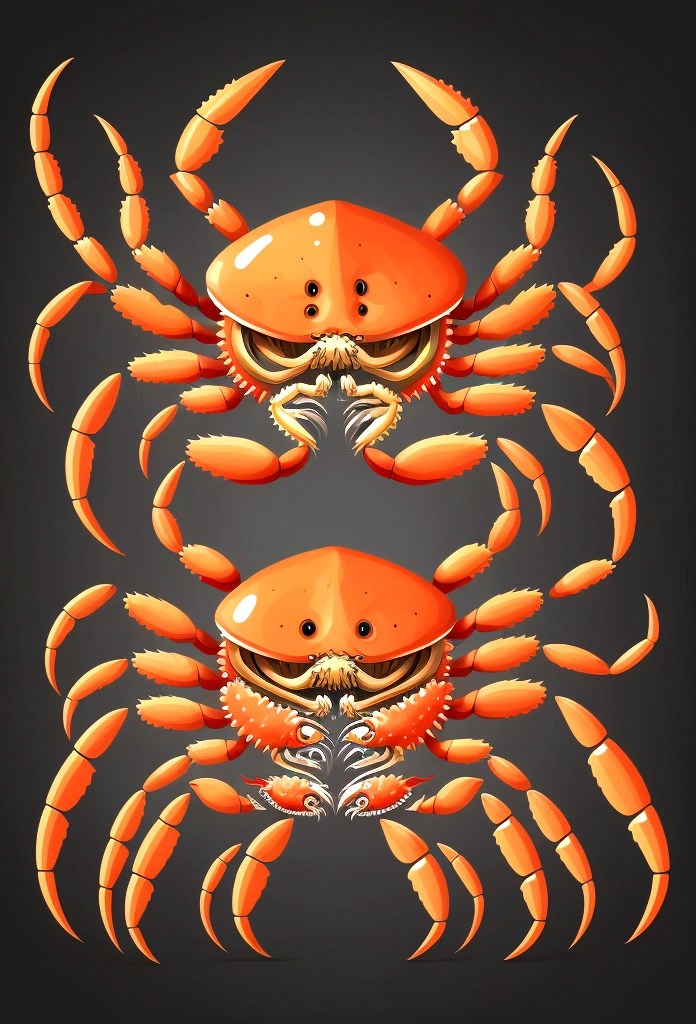 a crab character, cartoon crab, cute crab, whimsical crab, crab mascot, crab icon, stylized crab, anthropomorphic crab, crab with personality, crab in fantasy setting, detailed crab illustration, colorful crab design, crab with expressive features, crab in playful pose, crab in vibrant colors, crab in unique costume, crab with accessories, crab in dynamic composition, crab with intricate patterns, imaginative crab character