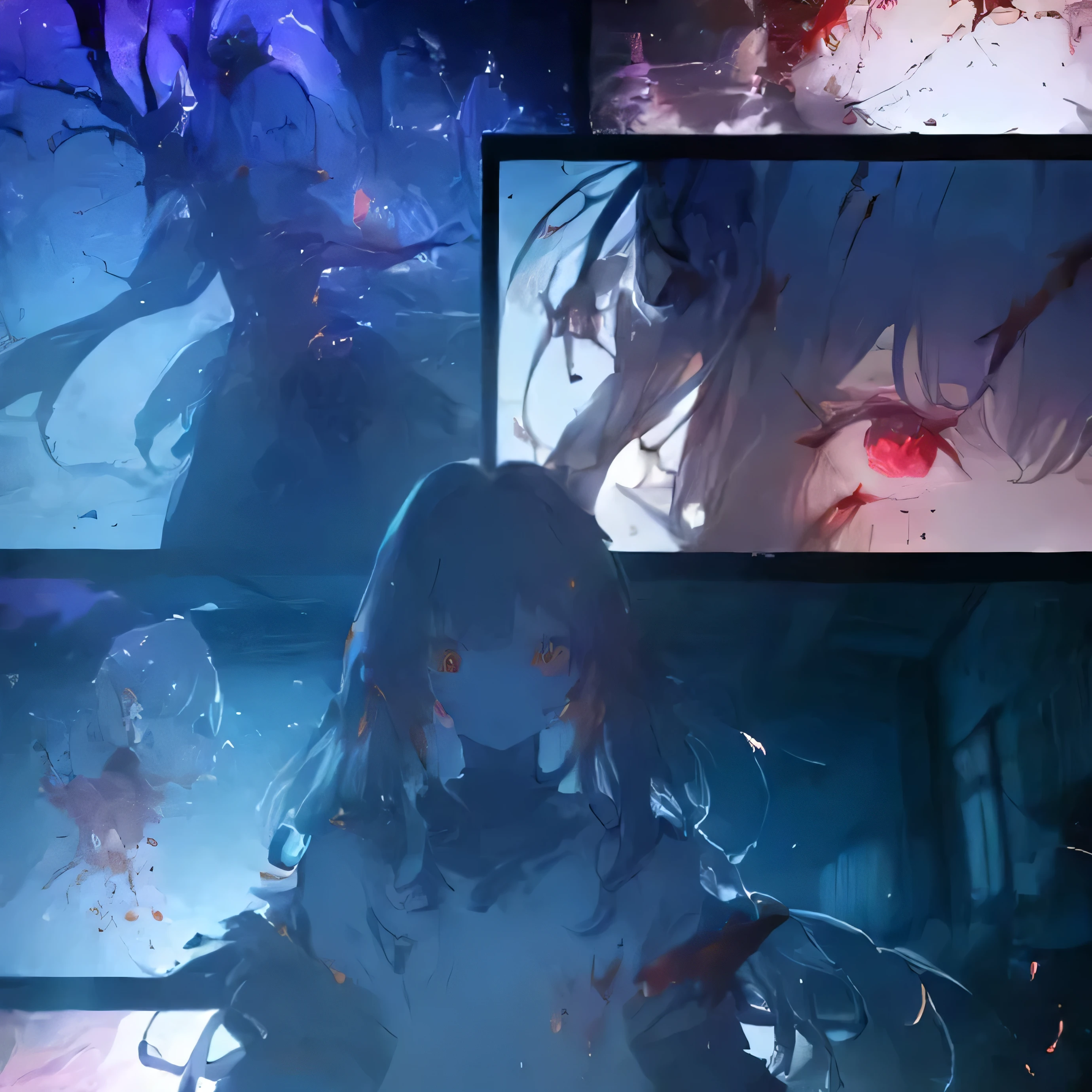 anime girl with blood on her face and blood on her face, ufotable art style, from arknights, anime epic artwork, anime keyframe, epic 8 k hd anime shot, artwork in the style of guweiz, anime style like fate/stay night, detailed digital anime art, beautiful anime artwork, bloody + concept art, anime art wallpaper 8 k