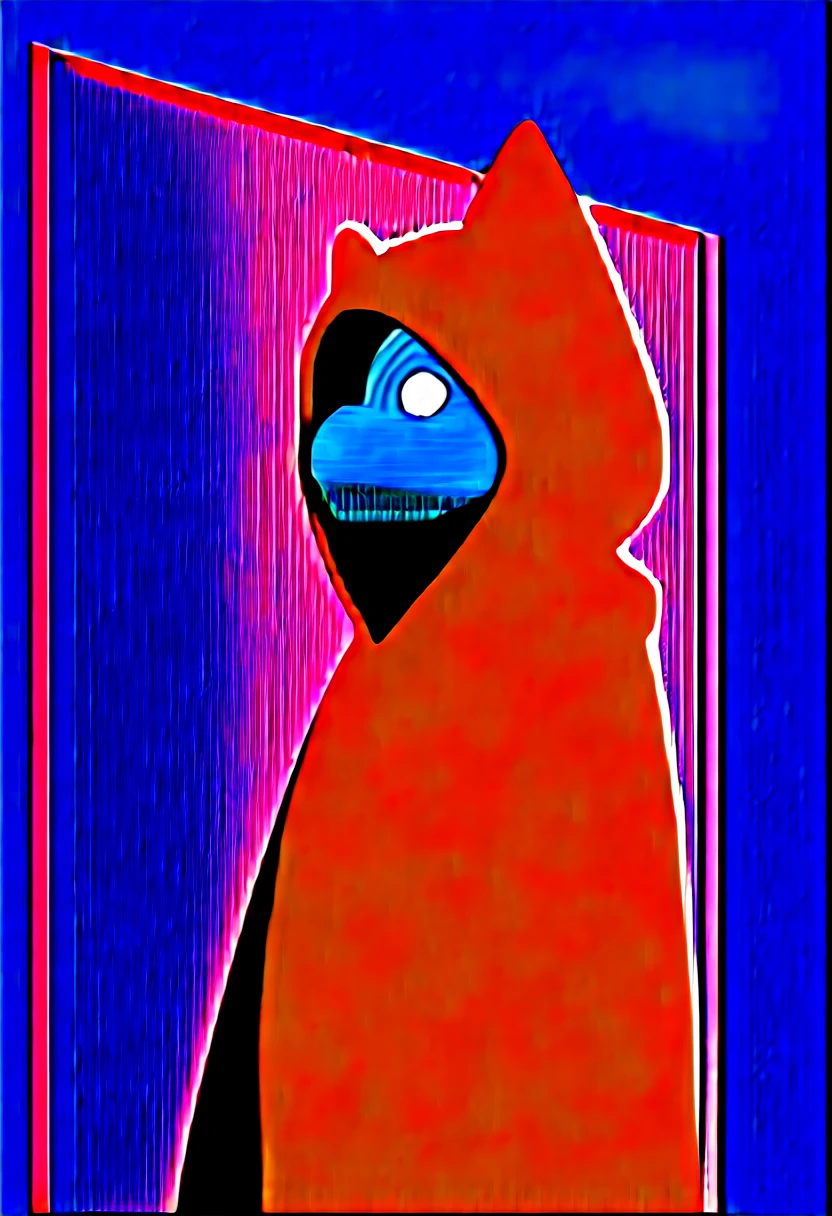 Highest quality, Highest quality, High quality illustrations, masterpiece, Ultra-high resolution, Detailed Background, In the cage, Absurd, Perfect Anatomy, performance, Good lighting, Shadows in the movies(kemono, Furry Personifi猫ion), Dark Skin, Rubber suit, Rubber suit, latex, Neon color, Black rubber spats, Orange rubber hoodie, Rubber mask, ribbon, Embarrassing, Null bulge, Restrained by shackles, first round, Lock, Prisoner, male, juvenile