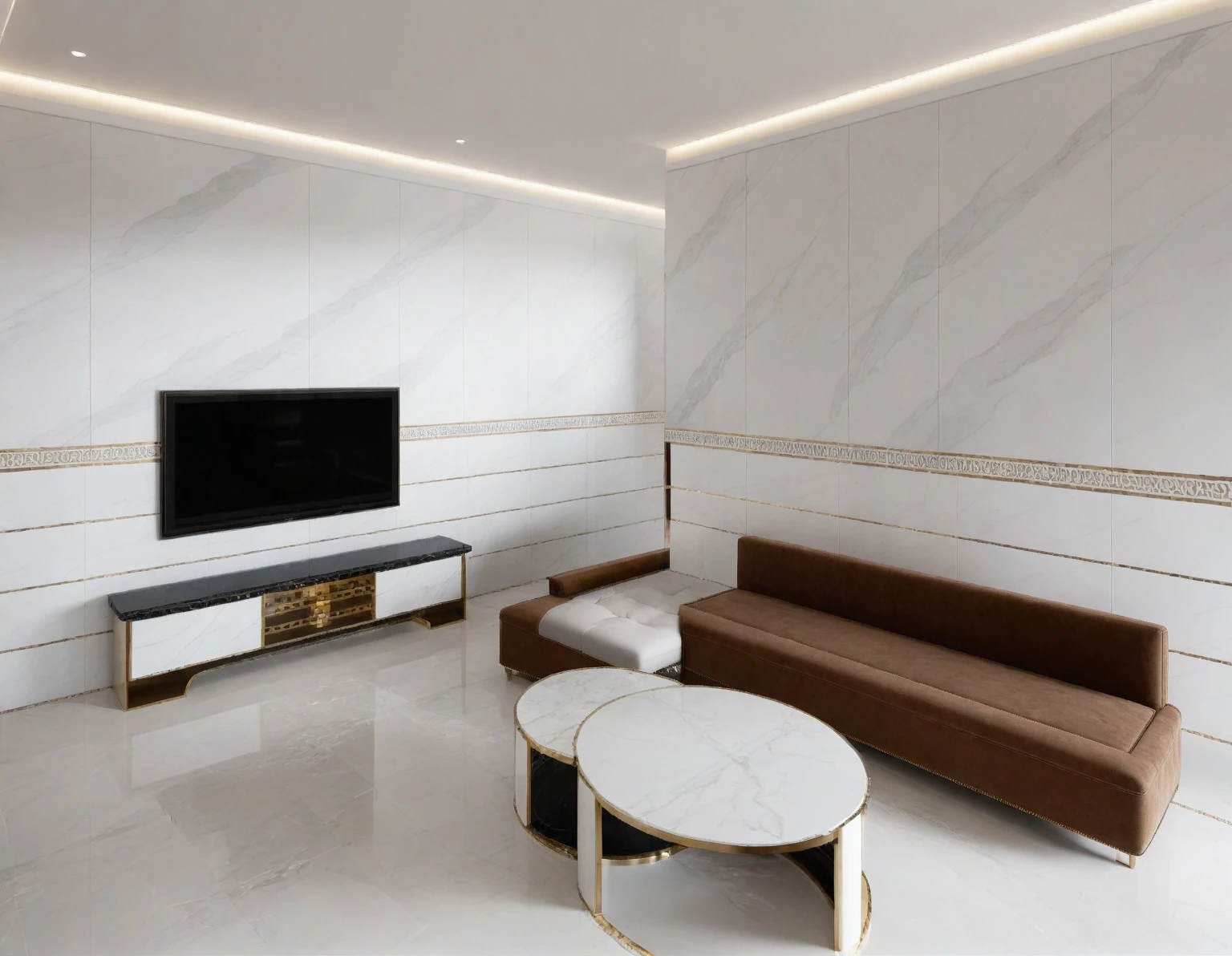 Raw photo,Masterpiece, high quality, best quality, authentic, super detail,
indoors, interior , ((living room :1.3)), modern style, daylight, (WHITE WALL),luxury, marble tile floor,
