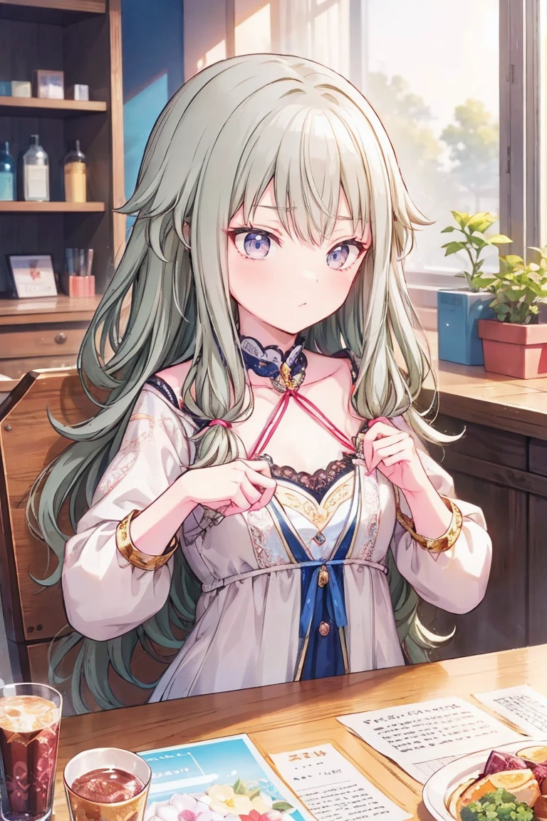 (Tabletop:1.2)、masterpiece、Best image quality、(Front facing)、smile,Face the camera、Fluffy hair、Delicate eyes、smile、愛らしい満面のsmile, 最high quality、girl、1 person、masterpiece, Most detailed, high quality、Shiny Hair、Very fine and beautiful bright eyeedium chest、nose blush、Very detailed, clear and beautiful face, Awards, (Anatomically correct)、Reach out