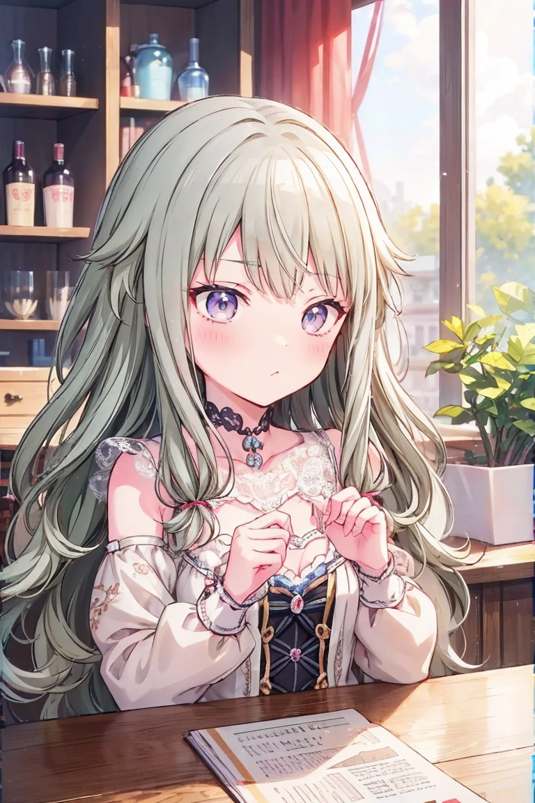 (Tabletop:1.2)、masterpiece、Best image quality、(Front facing)、smile,Face the camera、Fluffy hair、Delicate eyes、smile、愛らしい満面のsmile, 最high quality、girl、1 person、masterpiece, Most detailed, high quality、Shiny Hair、Very fine and beautiful bright eyeedium chest、nose blush、Very detailed, clear and beautiful face, Awards, (Anatomically correct)、Reach out