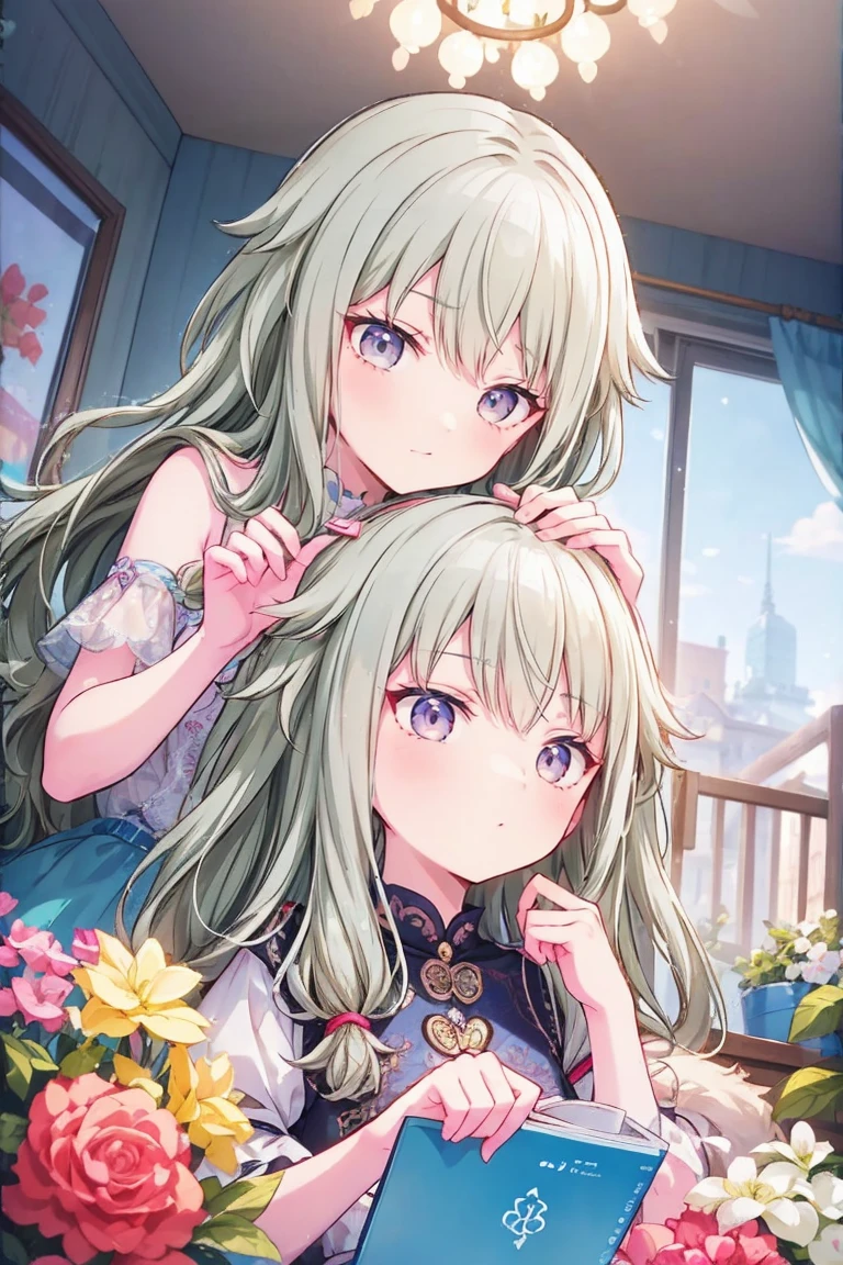 masterpiece、Best image quality、(Front facing)、smile,Face the camera、Fluffy hair、Delicate eyes、smile、愛らしい満面のsmile, 最high quality、girl、1 person、masterpiece, Most detailed, high quality、Shiny Hair、Very fine and beautiful bright eyeedium chest、nose blush、Very detailed, clear and beautiful face, Awards, (Anatomically correct)、Reach out