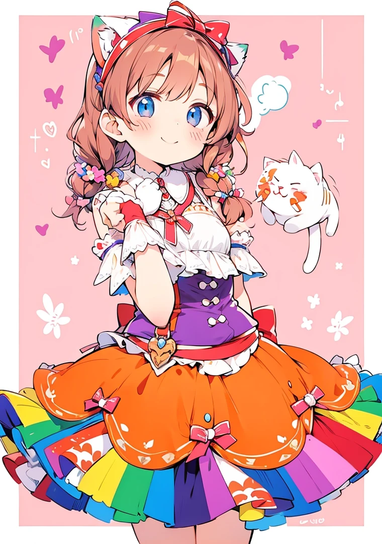 Cute Chibi Smile Cat Ears Sleeping Face Alice　Deformation