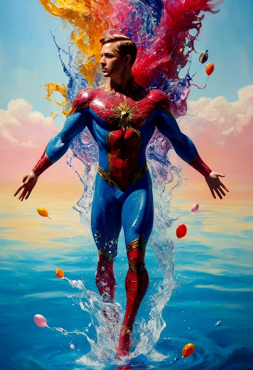 Pool celebrate, by wlop, full body, cinematic still, cinemascope, best quality, masterpiece, very aesthetic, perfect composition, intricate details, ultra-detailed, vivid colors