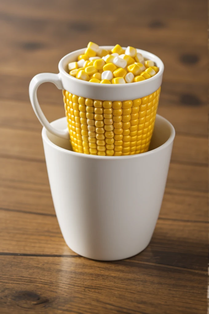 Cup inspired by a corn
