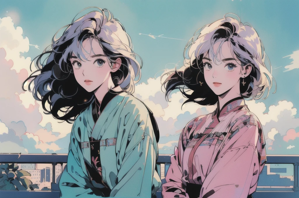 Upper Body、1 female、Highest quality、14k、The wind is blowing、One female。White camisole、sunset、Skyscraper、Transmission lines、pedestrian crossing、signboard、((((Mysterious目)))、(((Mysterious)))、Different hair colors、Detailed Hair、Detailed Background、Highest quality、Light Lighting、Backlight、dim、cloud、front、(((Overhead shot)))、Seeing the backlight of the audience、dim、cloud、frontの顔、Looking at the audience、Various hairstyles、Very beautiful woman、noble、Apartment balcony、Mr.々From an angle