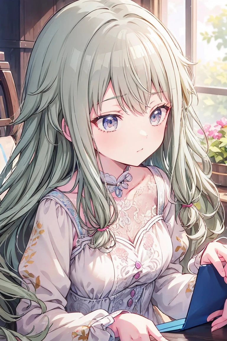 masterpiece、Best image quality、Face the camera、Fluffy hair、Delicate eyes、Adorable, 最high quality、Mature Girl、1 person、smile、masterpiece, Most detailed, high quality、Shiny Hair、Very fine and beautiful bright eyes、nose blush、Very detailed, clear and beautiful face, Awards, (Anatomically correct)、During a walk
