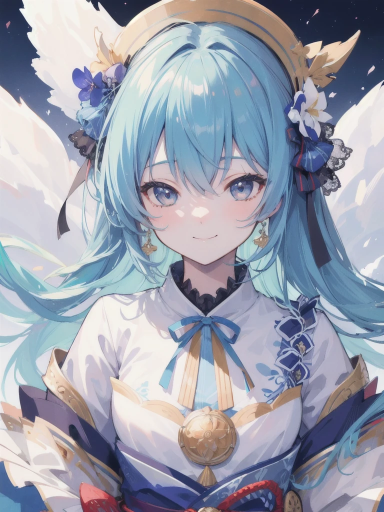 ((masterpiece, best quality)),4k, High detail, HoshimachiSuisei, smile, close-up,