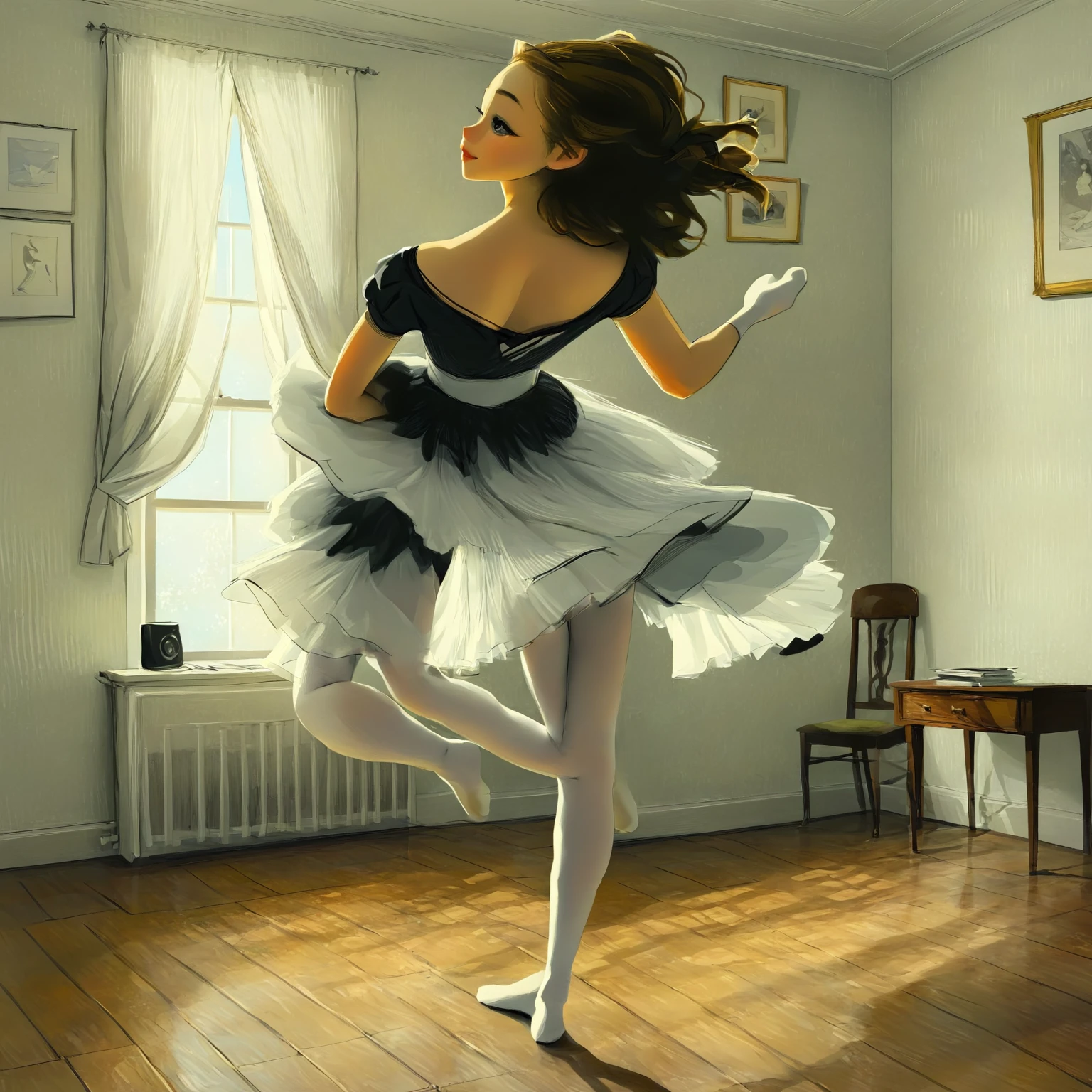 dancer in room