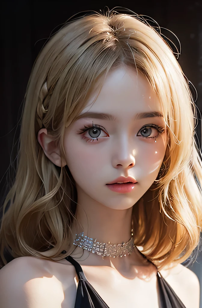Highest quality、Highest quality、Professional portrait、Science fiction、Her name is Margaret Schild.、((16-year-old female))、French look、((blonde))、Hairstyle like an idol、High 、Every detail is drawn with precision、masterpiece、