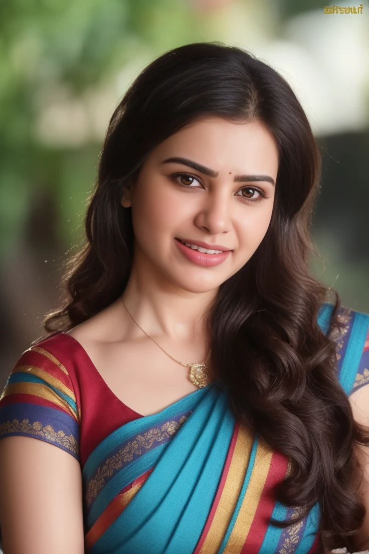 Day scene, close up photo of a sexy indian, sexy navel, deep cleavage, french braid hair, necklace, erotic face, 34 yo, look at viewer and seductive smile, (cinematic:1.3), intricate details, (ArtStation:1.2),Indian busty gorgeously prettiest lady(face lookinlike Indian actress(beautiful face, beautiful nose, beautiful eyes , beautiful lips ),((realistic Samantha facial harmony facial features lips eyes looks )), ((wearing white tight traditional saree sliver necklace waist belt bangles,red bindi on forehead )),(((huge gigantic breast)),((lying on bed)), hands behind head, showing her armpits,,((open mouth Full closed eyes groaning expression))(((pale white skin tone white skin tone snow white skin tone white skin tone snow white skin tone))),((open mouth Full closed eyes in pleasure groaning expression))