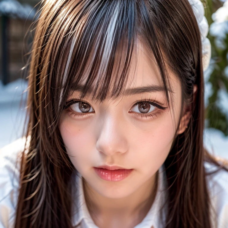 ExtremelyDetailed KAWAII SchoolGirls standing in (Sparkling snow dust), Stunning detailed eyes with (Sparkling Highlights:1.28), beautiful detailed lips, extremely detailed eyes and face, double eyelids with Detailed Long Eyelash, rosy cheeks, Radiant PearlSkin with Transparency, detailed snow fairys in (School Uniform with Coat), (glowing snowflakes:1.32), intricate snowy background, ethereal and magical lighting, cinematic composition, (best quality,4k,8k,highres,masterpiece:1.2),ultra-detailed,(realistic,photorealistic,photo-realistic:1.37) (FullBody:1.28) (exposed:0.33)