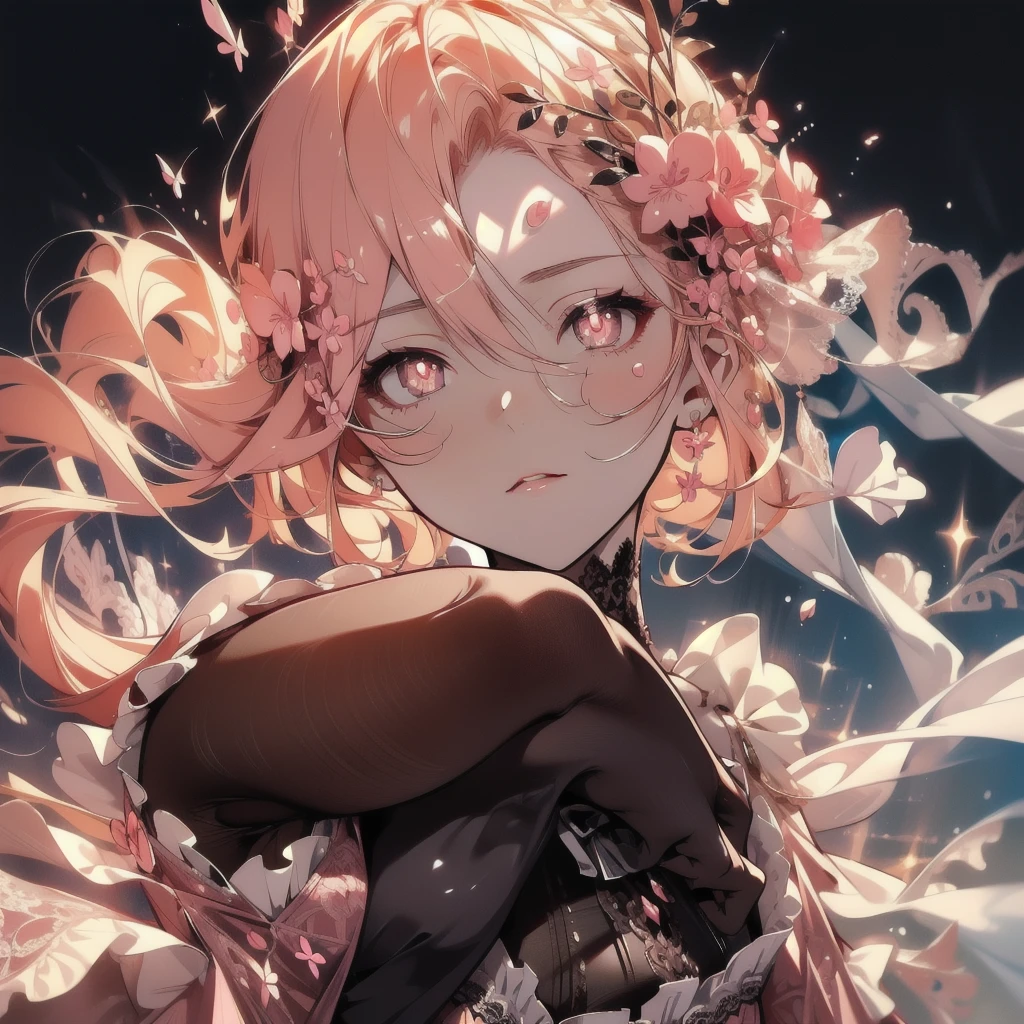 ((masterpiece, best quality)), Delicate face, Character Design Sheet,Full Body Love, Perfect proportion,Rich in details, Multiple poses and expressions, Very detailed, depth, Many parts,Beautiful girl,Suit,Lace pantyhose,Pale pink pupils,Epic and beautiful character art,Natural light