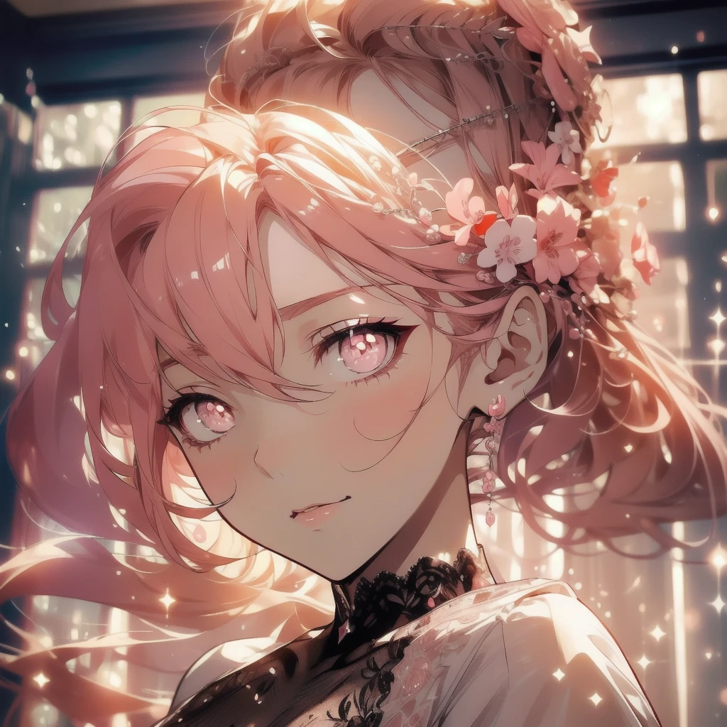 ((masterpiece, best quality)), Delicate face, Character Design Sheet,Full Body Love, Perfect proportion,Rich in details, Multiple poses and expressions, Very detailed, depth, Many parts,Beautiful girl,Suit,Lace pantyhose,Pale pink pupils,Epic and beautiful character art,Natural light