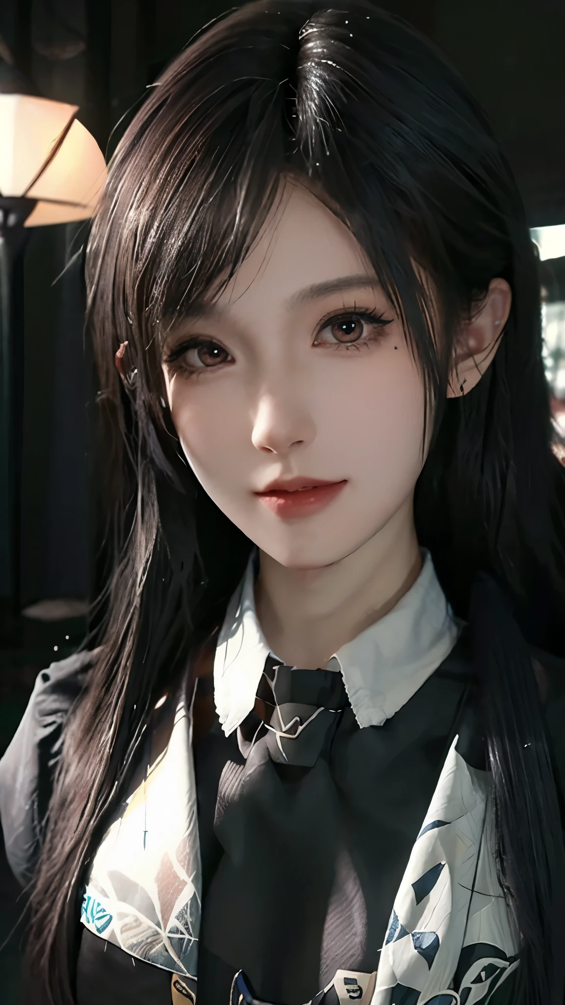 Light线追踪,{best quality},{ {masterpiece}},Extremely detailed 8k wallpaper,{Extremely refined},Colorful,Intricate details,realism,White tight shirt wrap,(detailed depiction of clothes),Cool white skin,(Apply blush carefully),1080P,sun,Soft,Smooth Light silver hair,The beauty of chaos,Light,Sense of Brokenness,皮肤Light滑如丝,3d,masterpiece,best quality,Illustrations are very detailed,beautiful eyes,Very delicate Light,Fine Light,Very detailed 8k CG wallpaper,Peach Blossom Eyes,Red pupil,Extremely refined女孩,8k wallpaper,best quality,noon,Pure beauty,Close-up half-length photo,White Chinese style telephoto lens,image(Front focus), (in the darkness:1.6), 大卫·霍克尼和阿尔方斯·穆夏的超realism女性肖像, Fantasy Art, Photo-realistic, Dynamic Lighting, Art Station, poster, Volumetric Lighting, Very detailed face, 4K, The award-winning, 1 girl, in the darkness, Deep Shadows, Low profile, Cowboy shooting, (Official uniform:1.4), Long hair, White hair