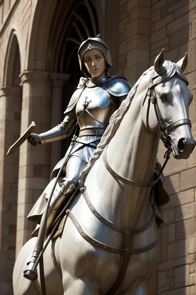 A statue of Joan of Arc