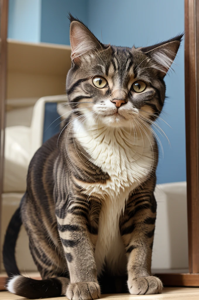 A happy cat