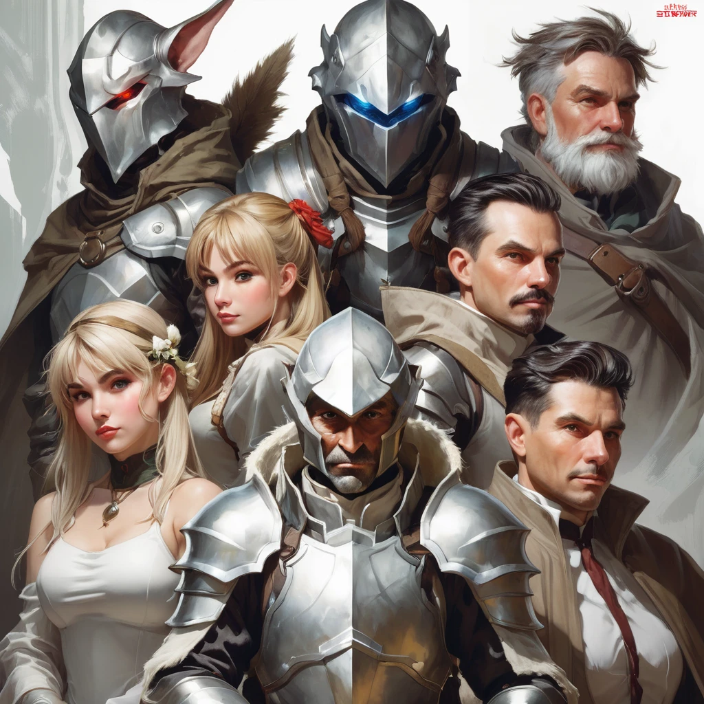 Goblin Slayer portrait by Stanley Artgerm Lau, greg rutkowski, thomas kindkade, alphonse mucha, loish, norman Rockwell
## Image 1