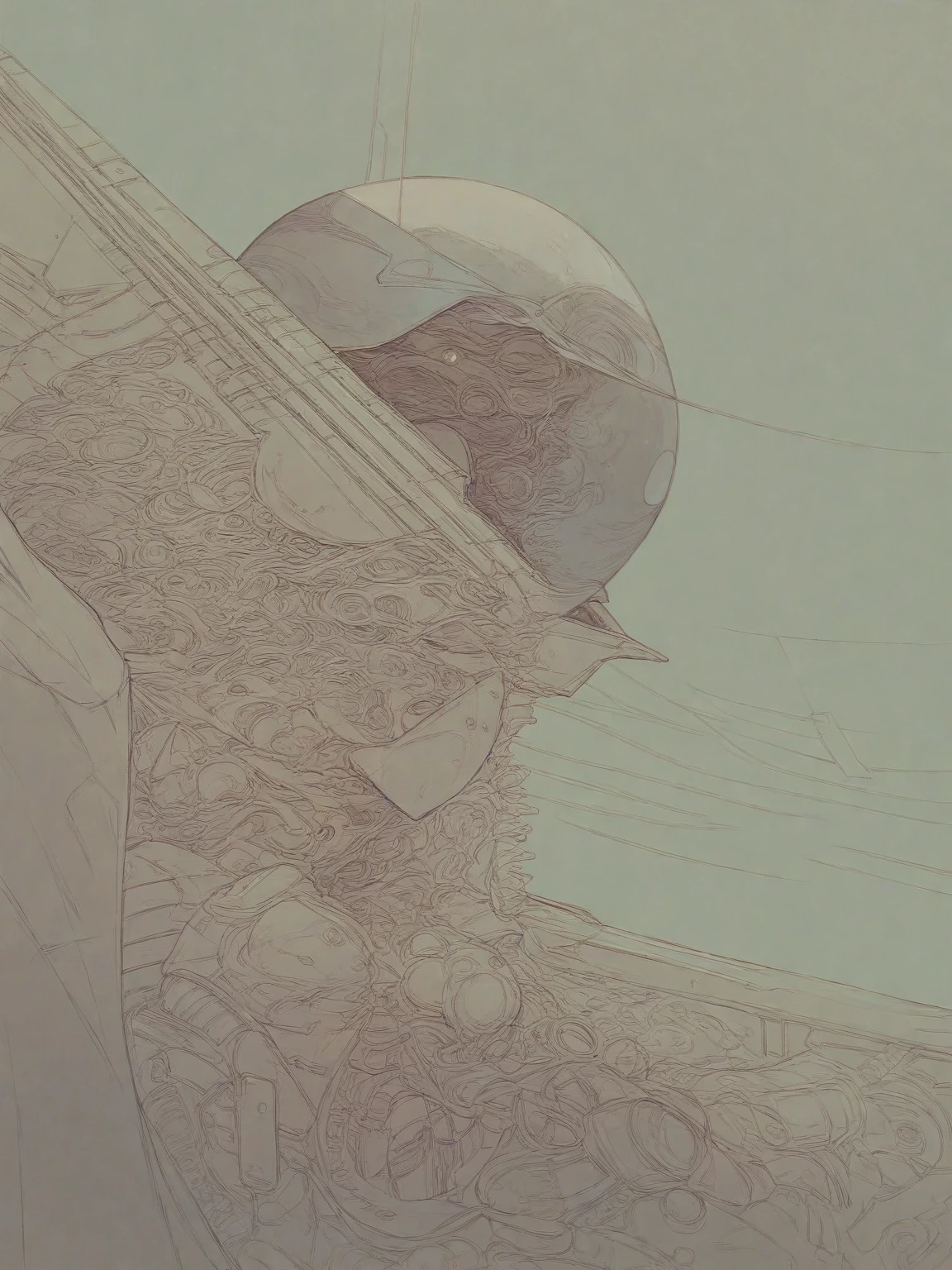banknotes on the sides in space
