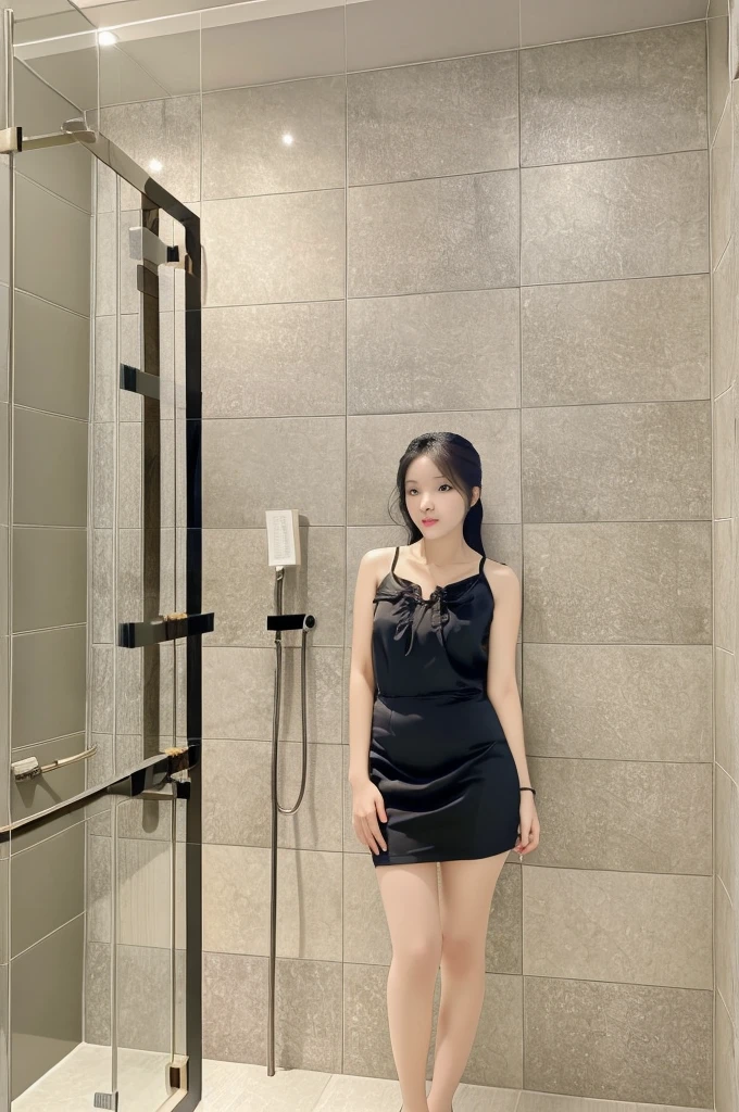 Masterpiece, 8k, high quality
Real pict, best quality, girl from korea, beautiful face, shower in the bathroom, sexy body, full body