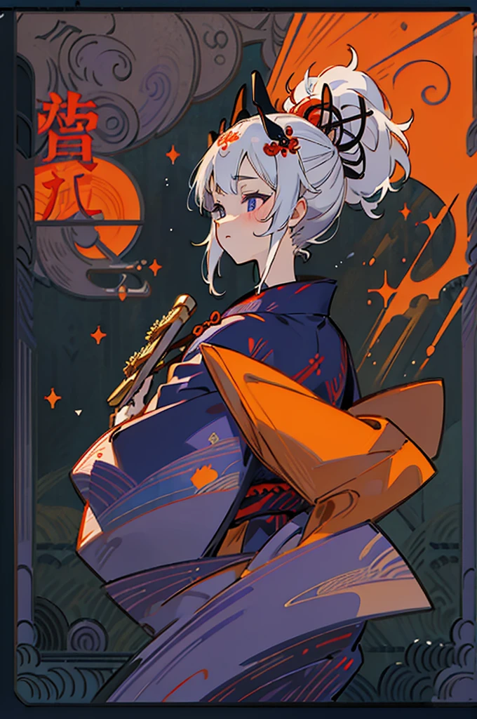 ((Best Quality)), ((Masterpiece)), (detailed), 1 girl, character design, CHARACTER SHEET, traditional japanese kimono, samurai, armor samurai, girl with kimono and samurai and samurai elements, armor, kimono, purple, by hime cut, epic design, wide, Kimono samurai, purple dress, whole body, full body, epic design, creative design.
