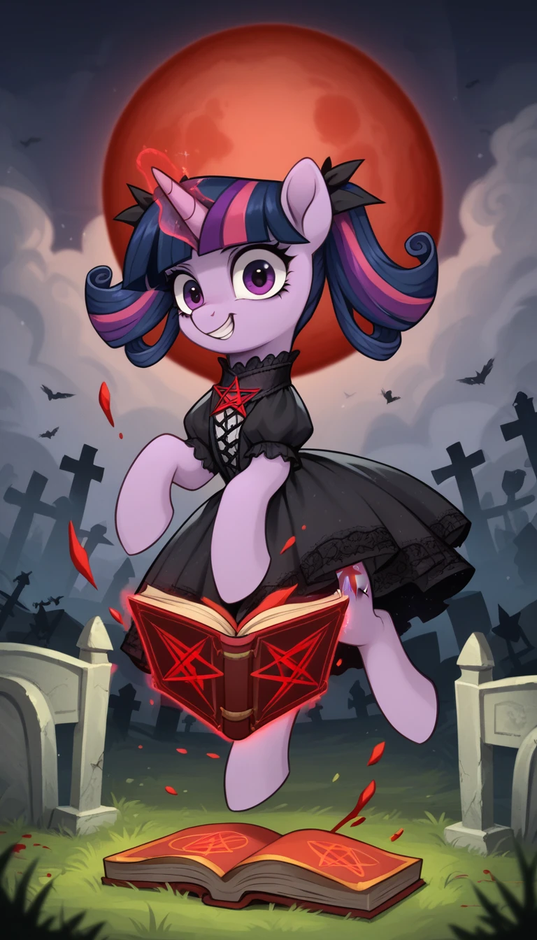 score_9,score_8_up,score_7_up,score_6_up, ((my little pony)), radiant lighting, vibrant colors, whimsical atmosphere, 8K, high resolution, highly detailed, masterpiece, behind view, white body, long red wavy hair, earrings, red eyes, (stern look), black-red striped stockings, showing pussy, dripping pussy:1.2, tombstone cutie mark, goth cutie mark, ((voluptuous body)), (big butt), on the tombstone