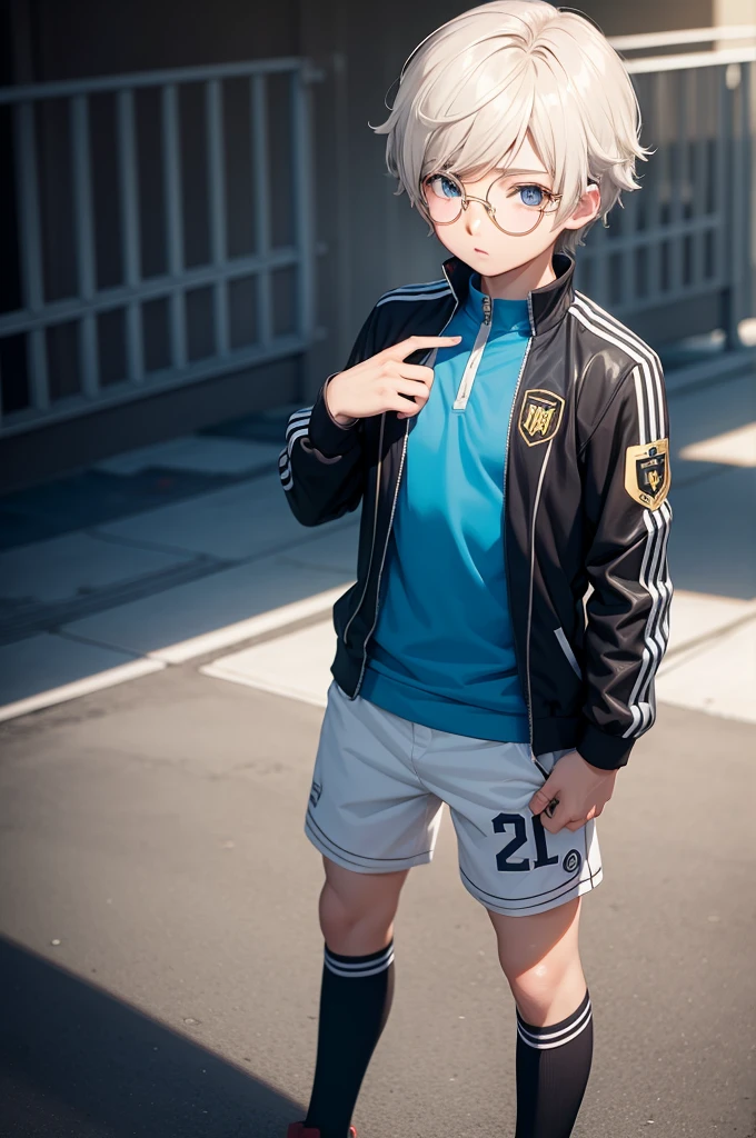 Ren Amamiya Persona,menino anime,soccer uniform , eyeglass