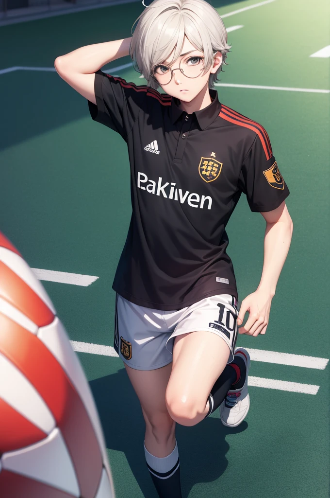 Ren Amamiya Persona, anime,soccer uniform , eyeglass