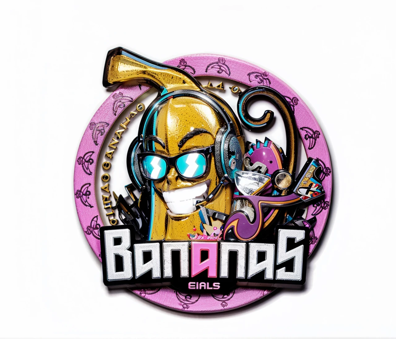 GIVE MUCH MORE REALISM TO THE MONKEY AND THE BANANA AND THEIR DETAILS 