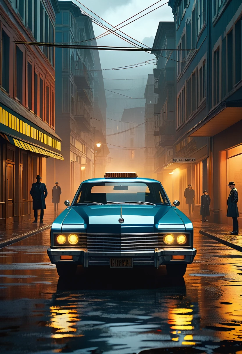 whodunnit?, in the style of murde movies searching for the killer, 8k, hyper detailed, Gloomy atmosphere, chris labrooy