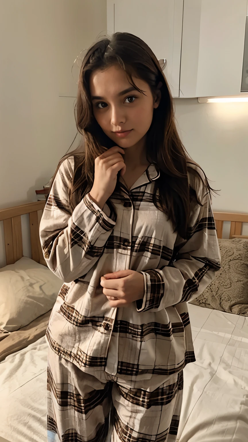 Girl Brown with Pajamas Challenge
