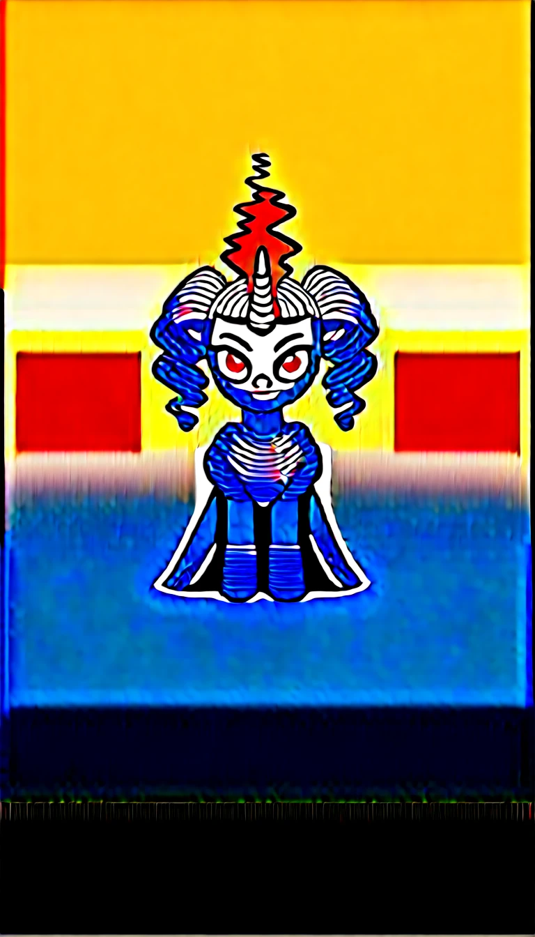 score_9,score_8_up,score_7_up,score_6_up, filly, unicorn, white fur, curly blonde hair, twintails, red eyes, Gothic pony, lolita fashion, glowing backlight, fashion show, graveyard scene, glitter, whimsical, enchanted, magical, fantasy art concept, intricate details, insane smile, blood splatter on face, levitating, levitating spell book, glowing horn