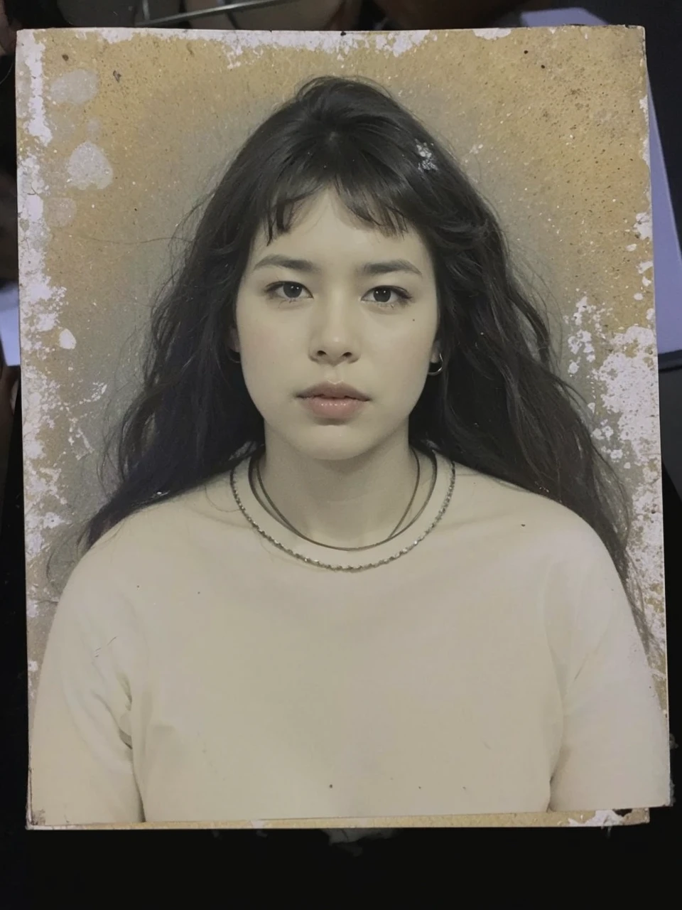 Photography of a woman with a white tshirt and a black hair,brown skin color, in a realistic style,high details realistic skin, centered portrait, color portrait, photorealistic portrait of bjork, in the style of an closeup portrait, half body portrait of juliana, photo of realistic woman, fine art portrait, medium close up portrait, detailed portrait, high details portrait