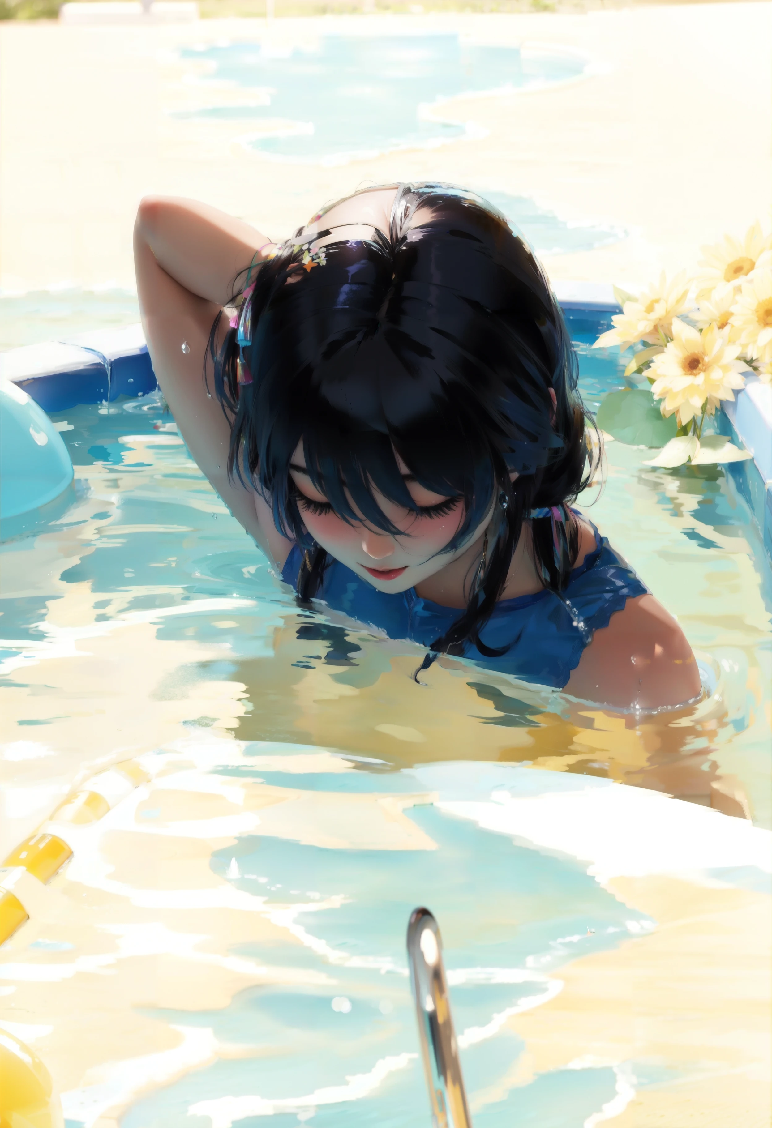 （0711）today's challenge theme: Pool Party/泳池派对/プールパーティー