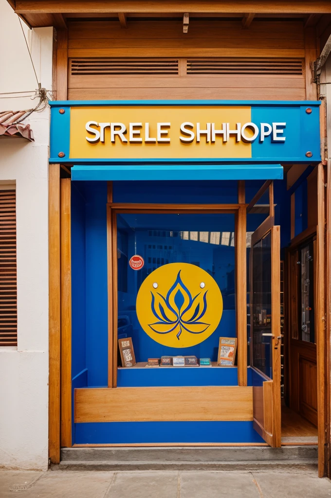 Create logo for my powerful shop name Shreeji