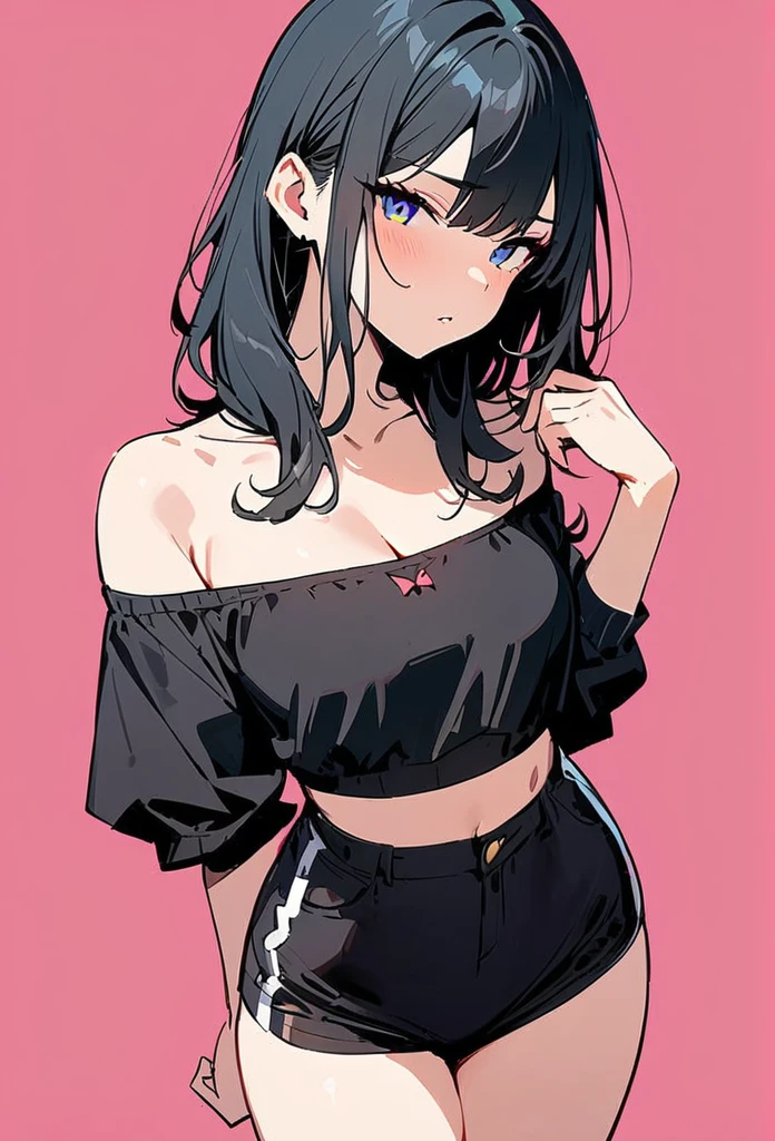 (masterpiece, best quality:1.2), 1 girl, solo, cowboy shot, simple background, sexy girl, detailed face and beautiful