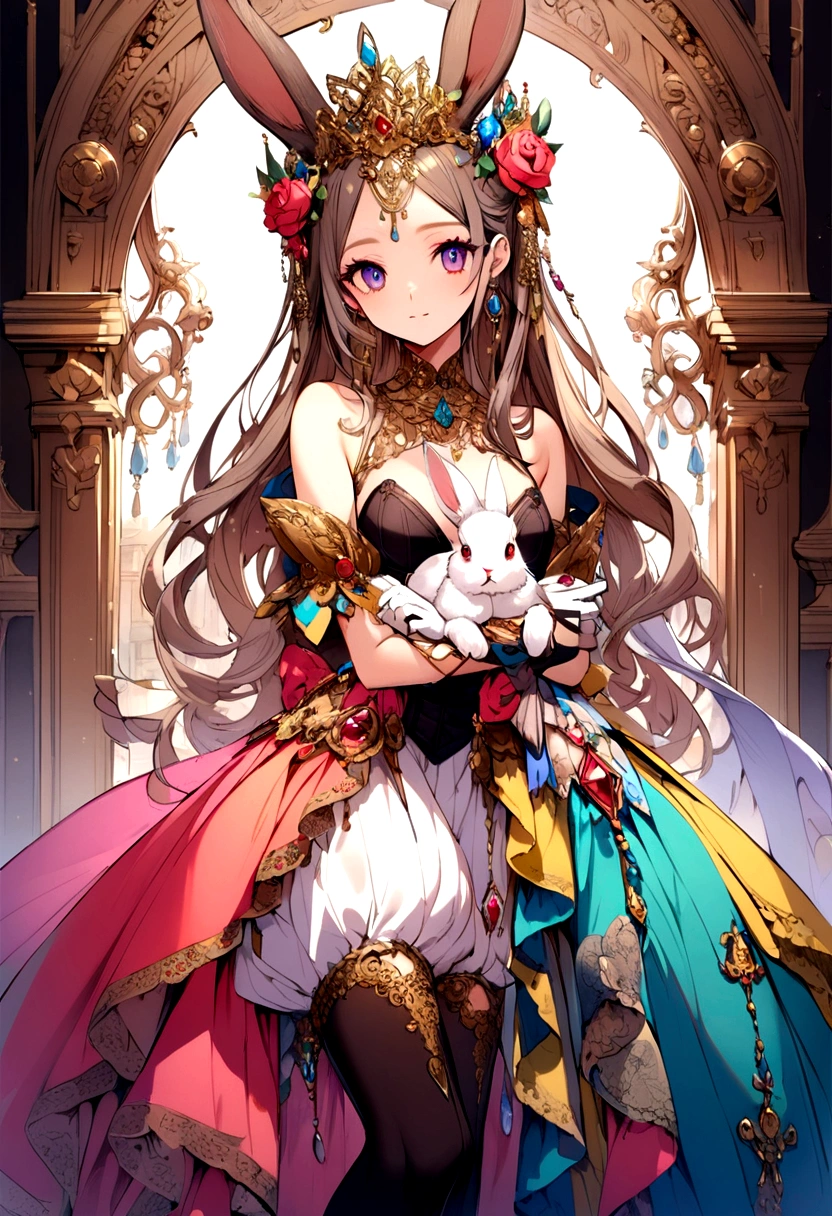Princess with a rabbit 
