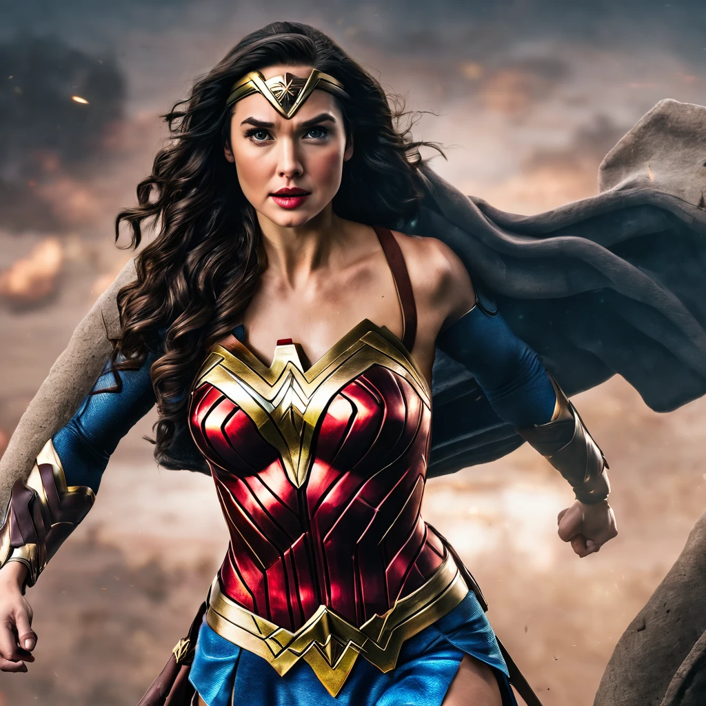 Atheletic body wonder woman
4k