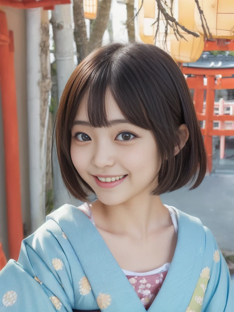 (Cute Japanese Girl:1.75), short hair:1.5, Detailed face, Highly detailed eyes, Incredibly beautiful eyes, Symmetrical droopy eyes, Attractive eyes, Natural Makeup, Big smile, Laughing so hard you'll hold your stomach, Open your mouth, Ultra-slim body, Small breasts, lace shirt:1.75, (Highest quality,4K,8K,High resolution,masterpiece:1.2),Super detailed,(Realistic,photoRealistic,photo-Realistic:1.37),High resolution,超High resolution,Studio Lighting,Ultra-fine painting,Sharp focus,Physically Based Rendering,Very detailed explanation,Professional,Vibrant colors,Bokeh