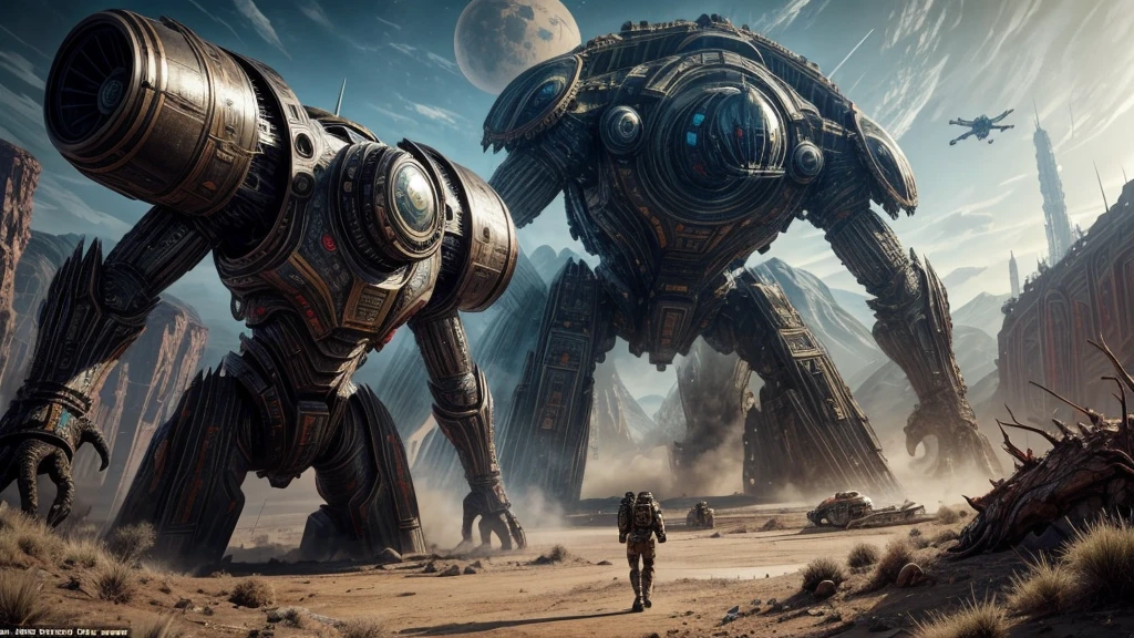 masterpiece, monstrous planet, epic background, dinamic, scifi, futuristic, realistic, 8k, overallDetail:1.5 best quality battle ground india