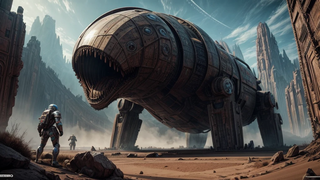 masterpiece, monstrous planet, epic background, dinamic, scifi, futuristic, realistic, 8k, overallDetail:1.5 best quality battle ground india