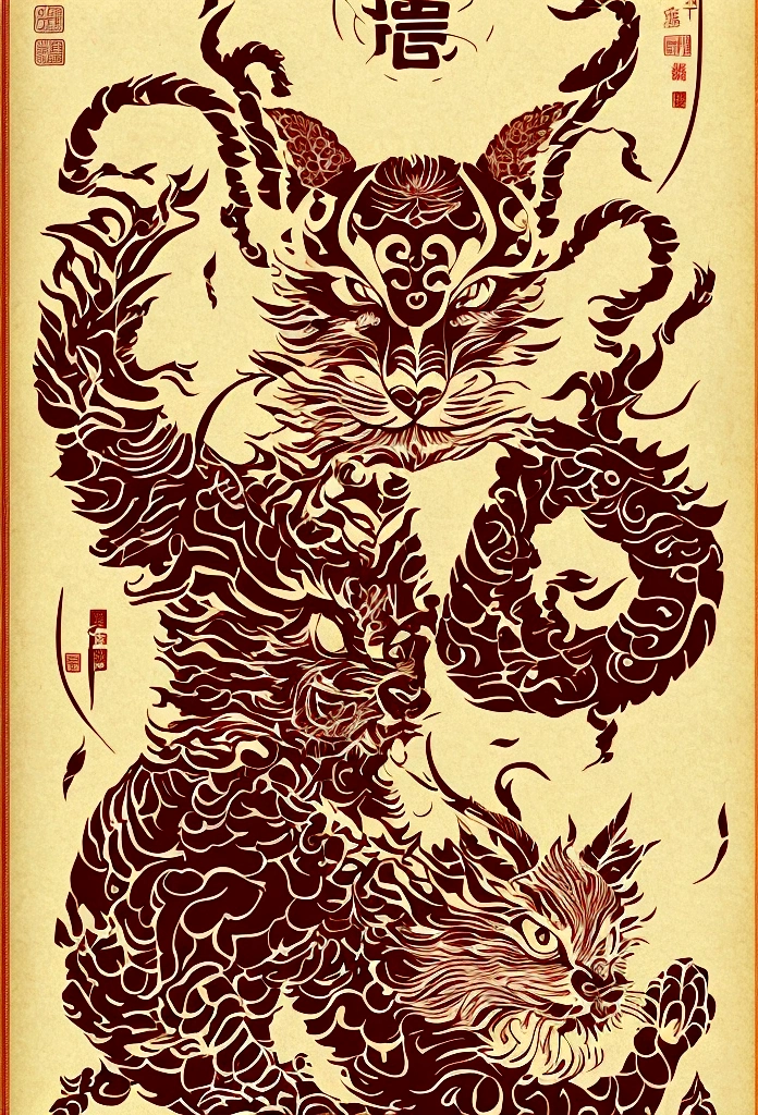 Chinese tattoo,Mid-Autumn Festival pattern,Festive pattern