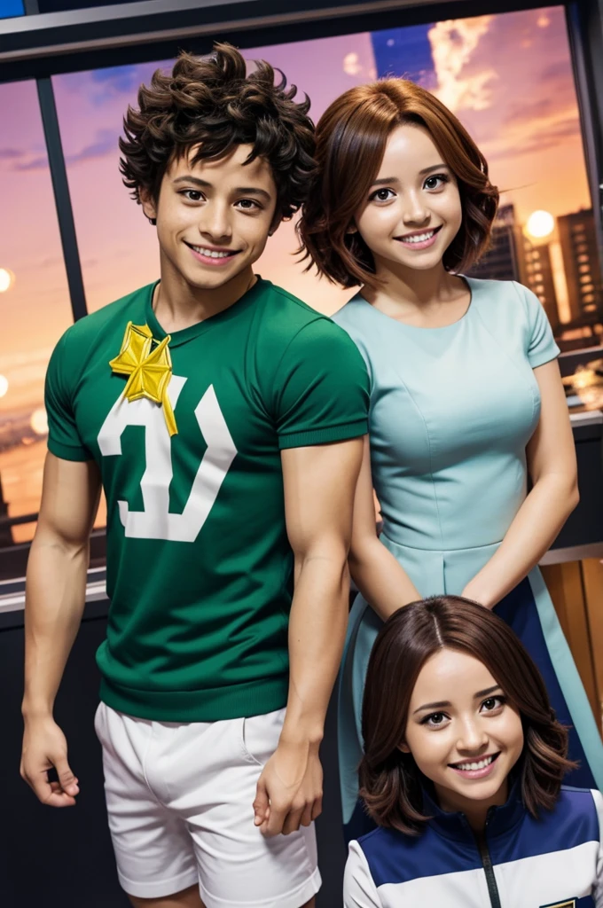 Izuku Midoriya and Ochako Uraraka