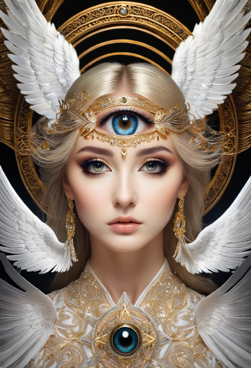 eight winged angelic eye