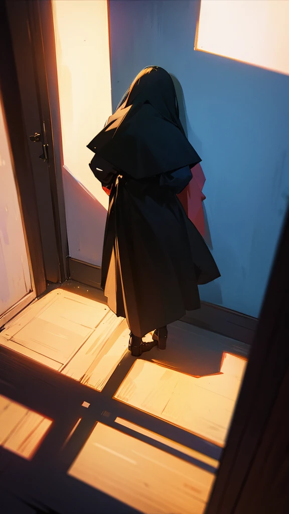 Picture of a person in the shadows