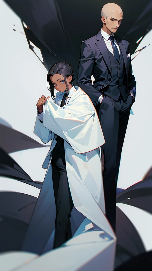 black people wearing suits
