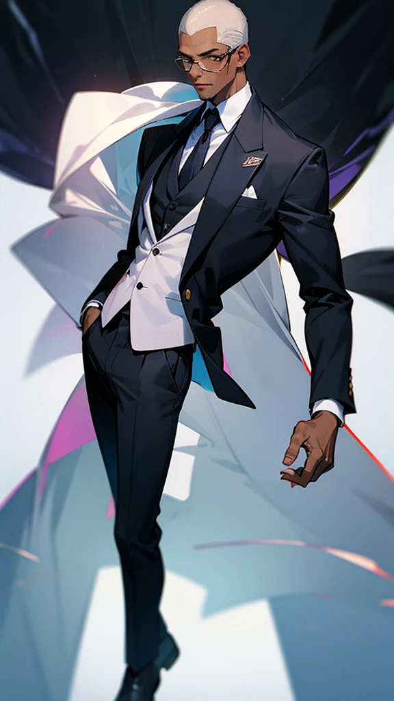black man wearing a suit
